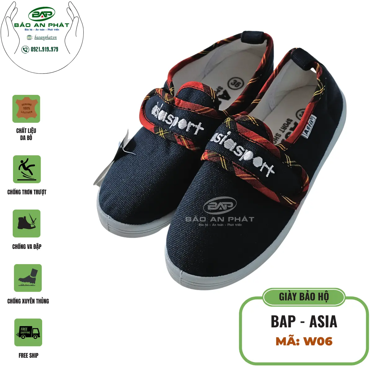 Giày vải Asia-15