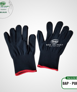 GĂNG TAY ĐEN PHỦ PU