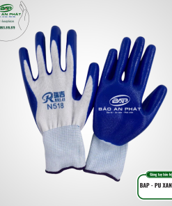 GANG TAY BAP PU XANH TQ