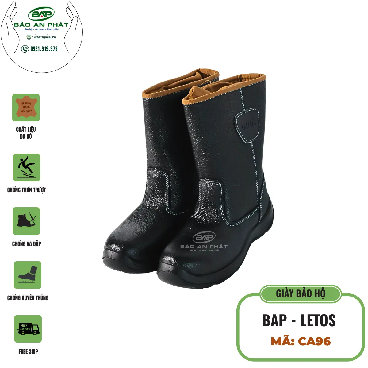 ỦNG BẢO HỘ BAP LETOS CA96
