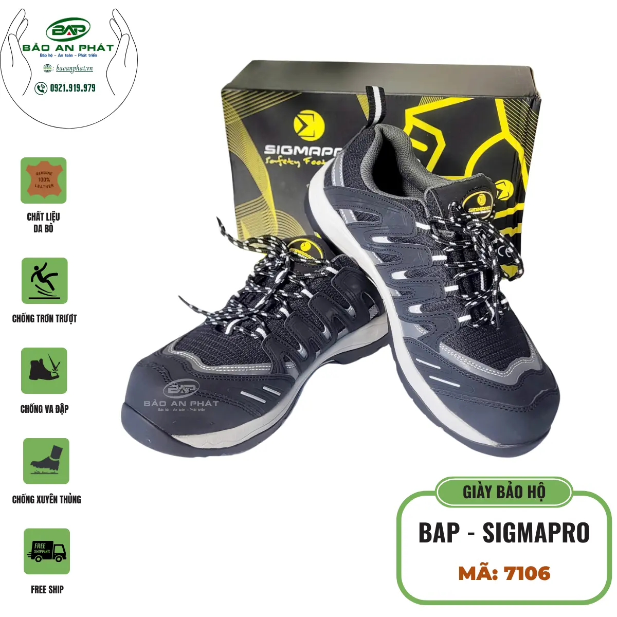 GIÀY BẢO HỘ BAP SIGMAPRO 7106