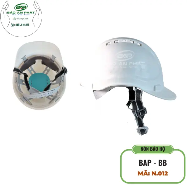 NÓN BẢO HỘ LAO ĐỘNG BAP 10 - BB N.012