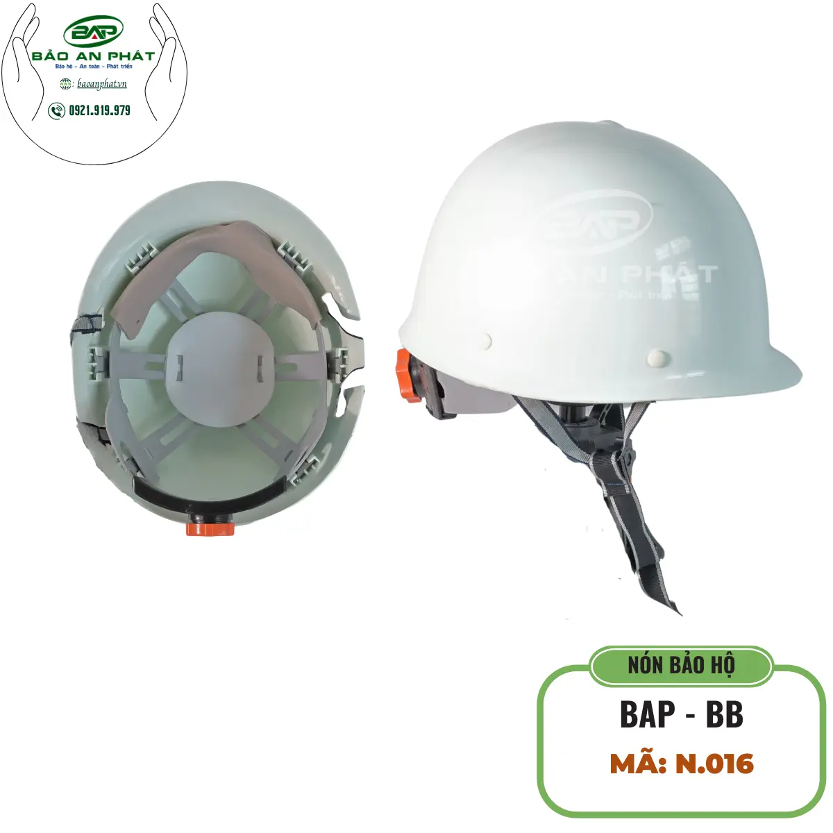 NÓN BẢO HỘ LAO ĐỘNG BAP 18 - BB N.016