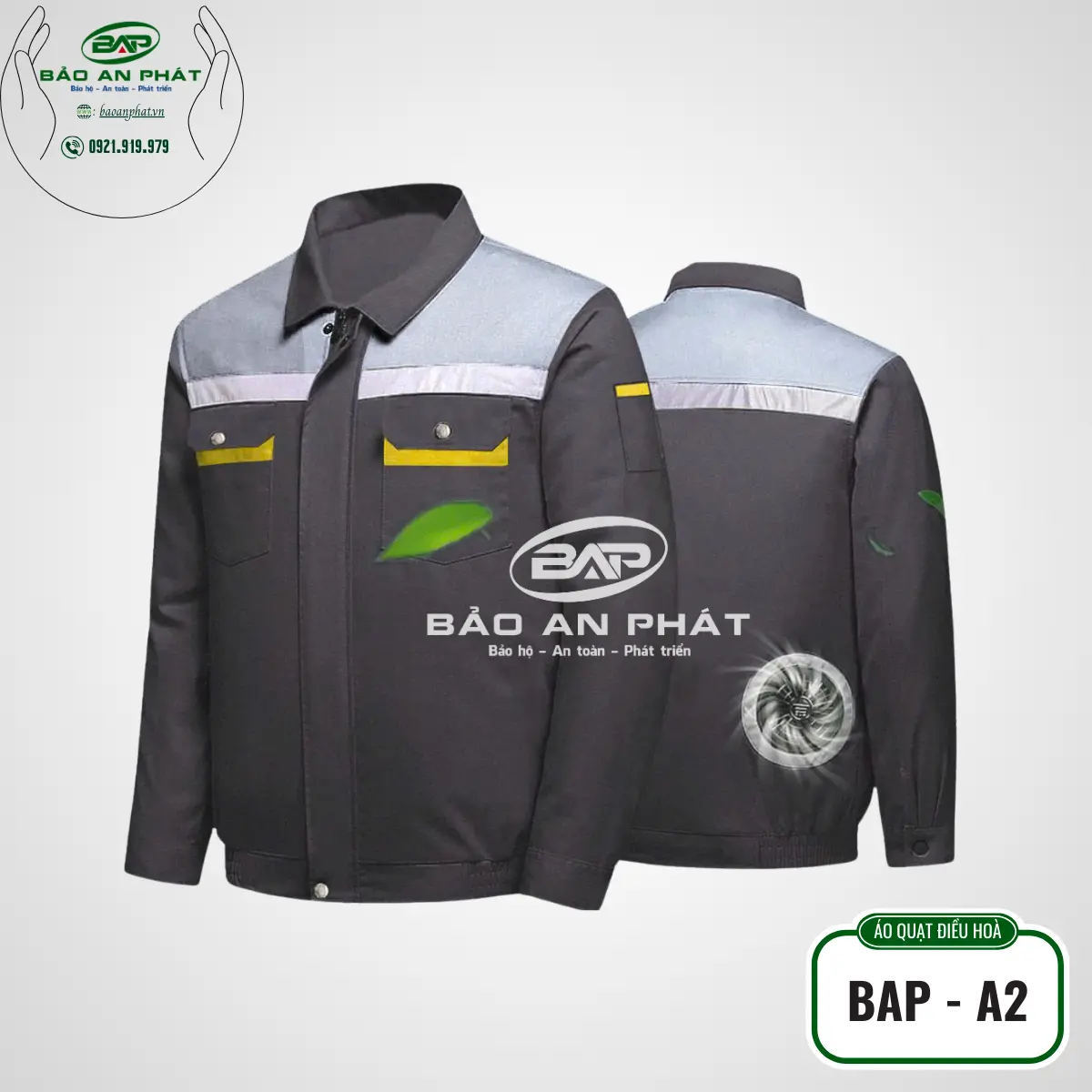 Áo điều hoà BAP-A2 (CHƯA BAO GỒM QUẠT & PIN)