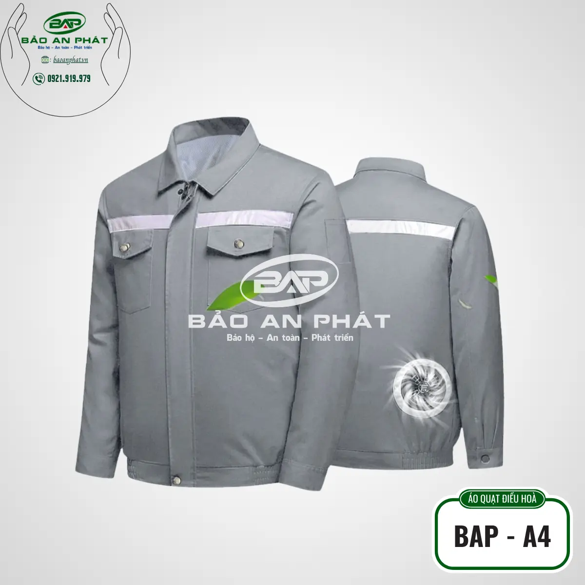 Áo điều hoà BAP-A4 (CHƯA BAO GỒM QUẠT & PIN)