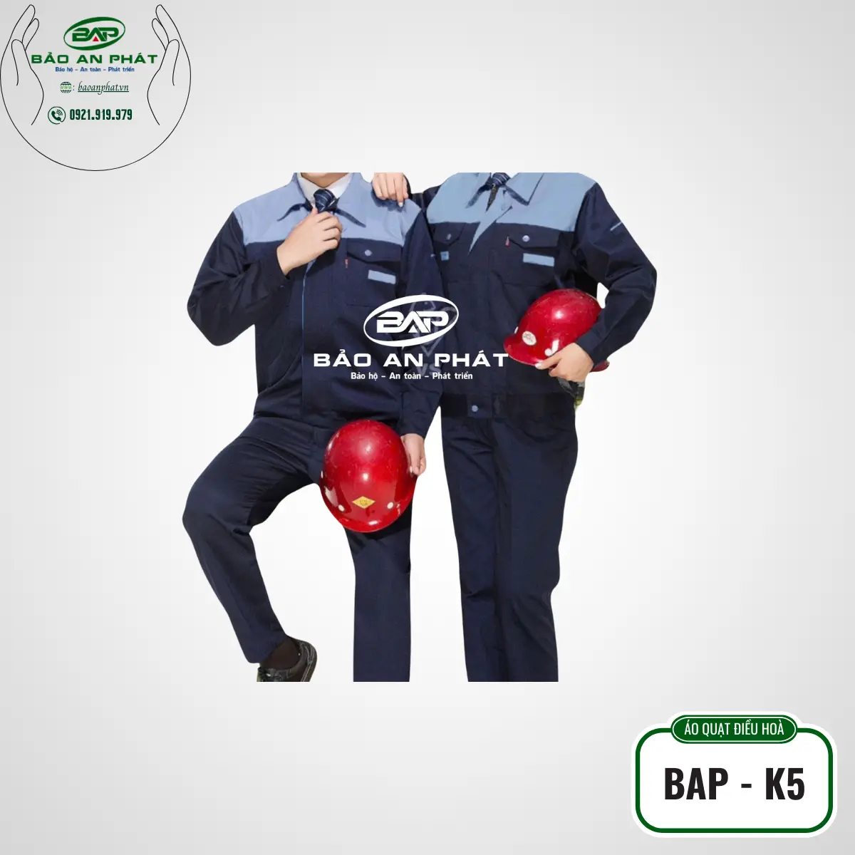 Áo Kaki có khoá BAP-K5