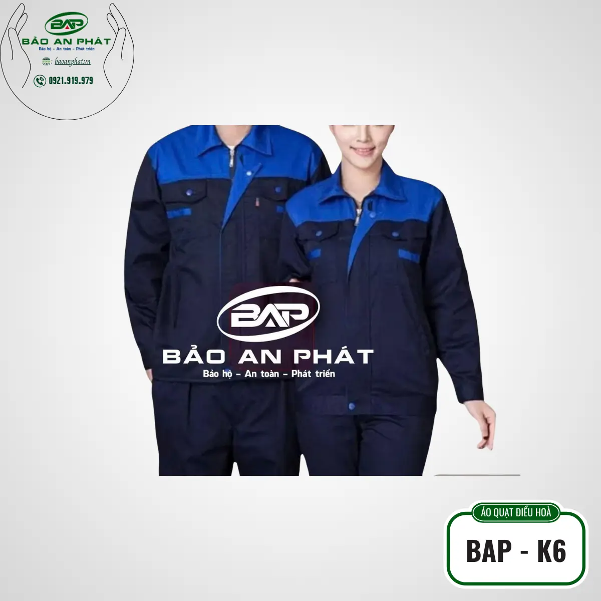 Áo Kaki có khoá BAP-K6