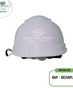 NÓN BẢO HỘ LAO ĐỘNG BAP 07 - DELTAPLUS TRẮNG 11 NON BH DELTAPLUS 5